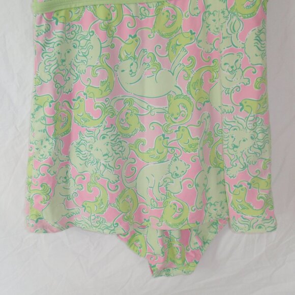 Rare Vintage Lilly Pulitzer Fried Catfish Leopard Fish Swimsuit One-Piece - Picture 9 of 16
